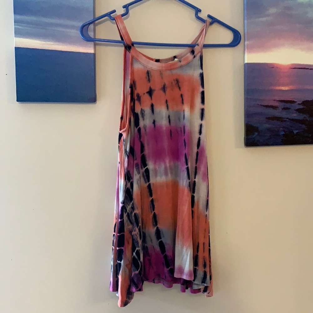 Lovely melody tie dye tank